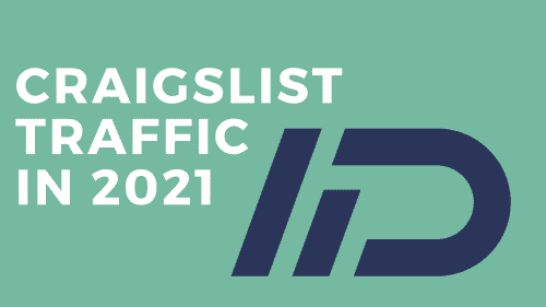 Graphic for Craigslist traffic in 2021